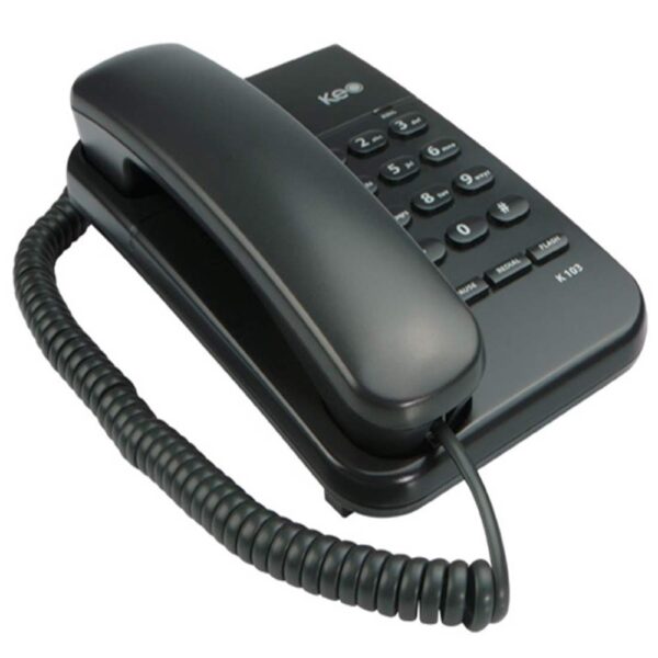 TELEFONE KEO, K-103, PRETO, MESA OU PAREDE PRETO